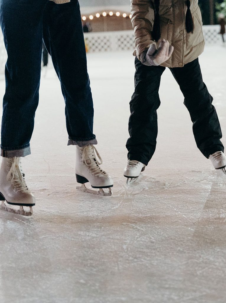 Patina sobre hielo esta Navidad en Madrid